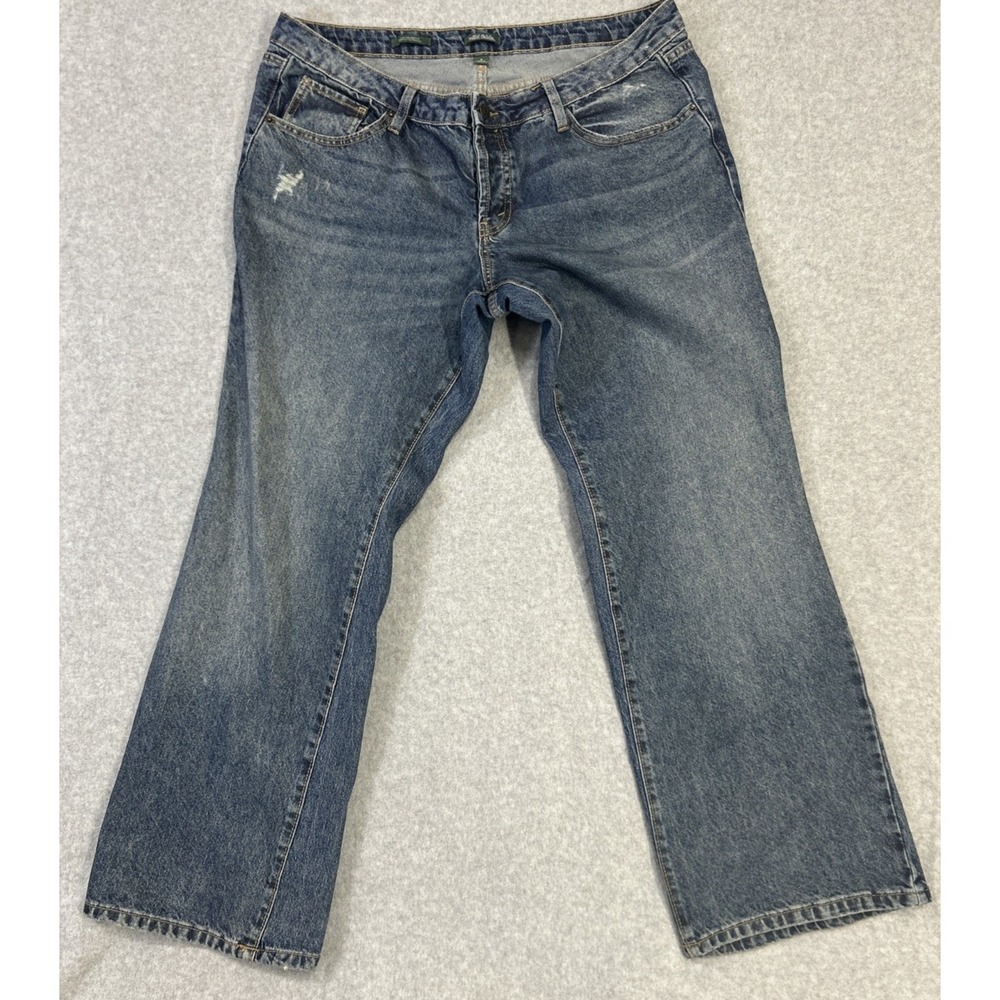 Wild Fable Low Rise Bootcut Jeans Distressed Medium Wash Size 15 New
